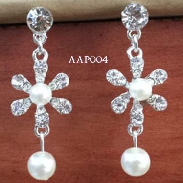 [STOK TERBATAS] ANTING ANTING WANITA AKSESORIS PENGANTIN HIASAN WEDDING AAP004