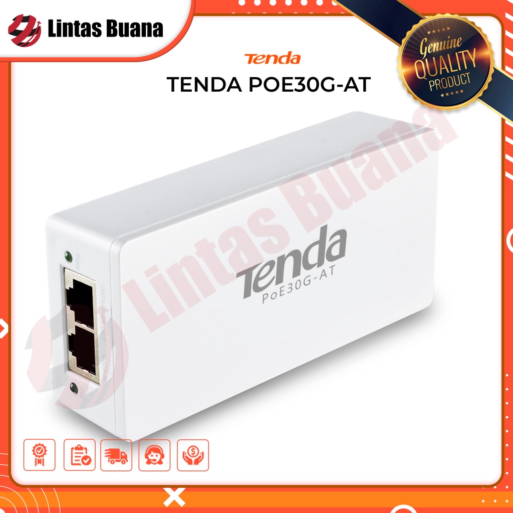 Tenda POE30G-AT Switch Injector Gigabit 30W IEEE802.3at