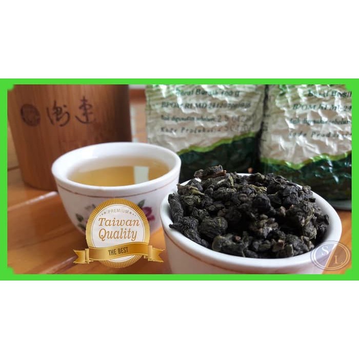 

TEH OOLONG HIJAU ORIGINAL ( TAIWAN QUALITY ) 100 Gram - tth166