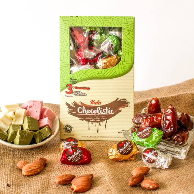 

KURMA Coklat Almond - 300 gr Kalis Chocolistic
