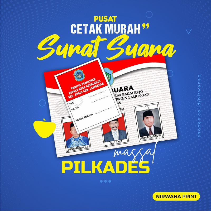 

CETAK SURAT SUARA PILKADES