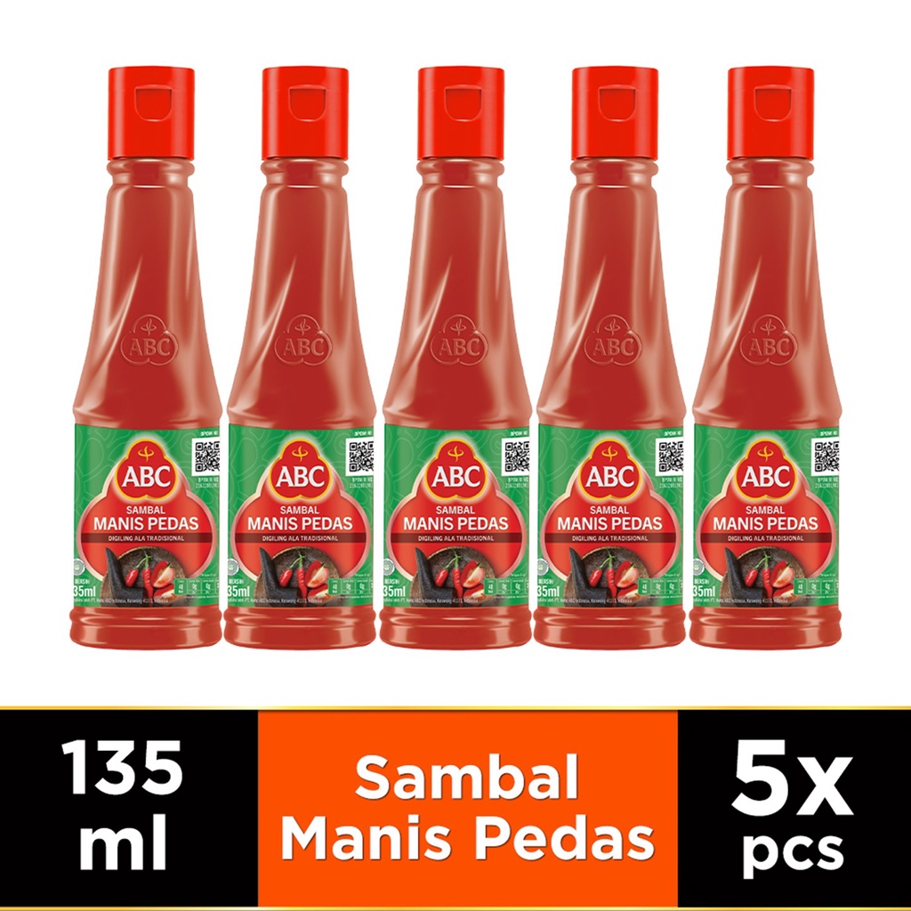 

ABC Saus Sambal Manis Pedas 135 ml x5