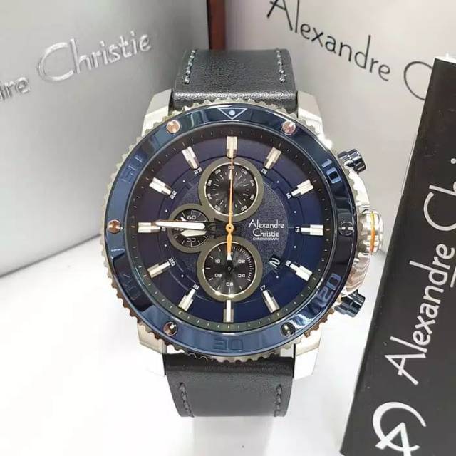 Jam tangan pria Alexander Christie 6509 Ac 6509