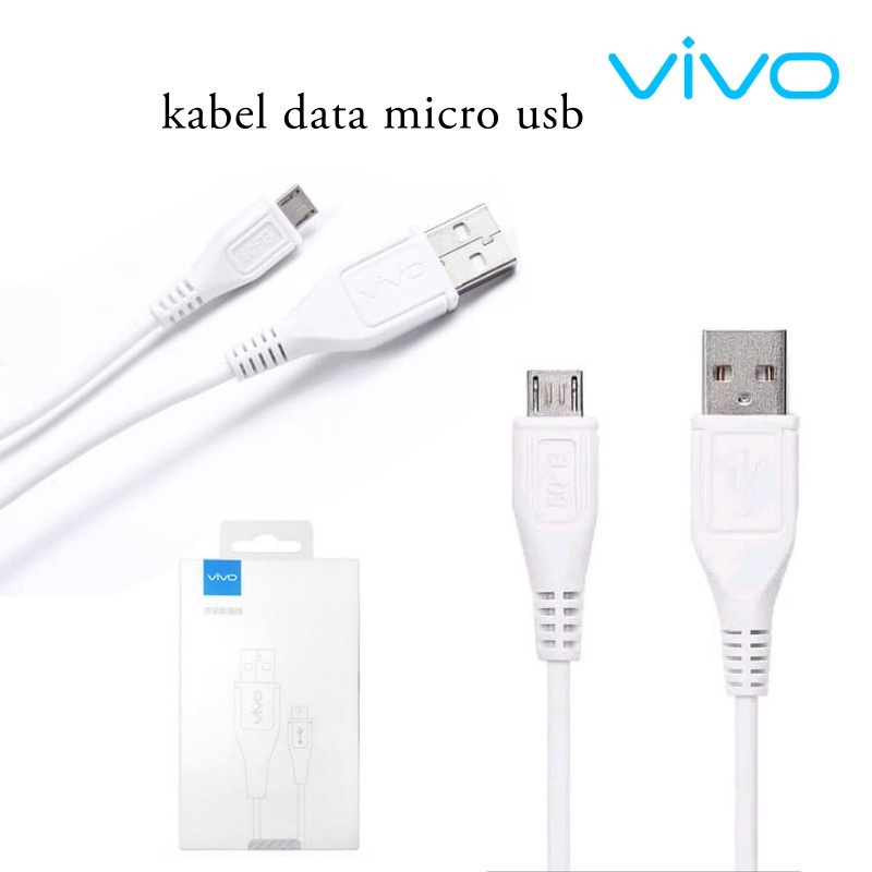Cable Data Micro USB Fast Charging Vivo Y11 Y12 Y12i Y12s Y20 (2021) Y20i Y20s Y53 Kabel Charger