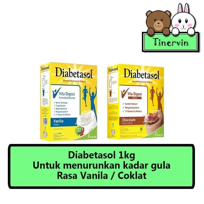 

[[BISA COD]] Diabetasol 1000 gram Vanila/Coklat - Vanilla BERMUTU Kode 674