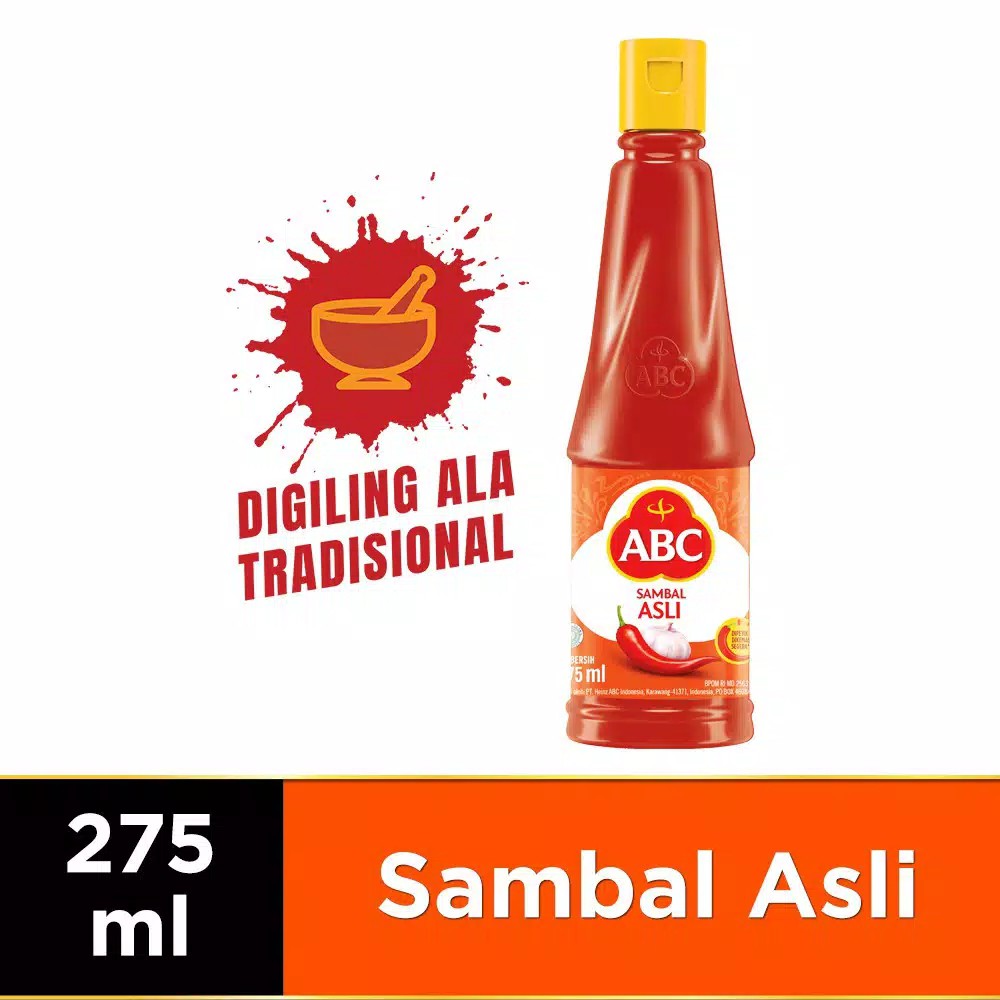 

ABC Sambal Asli Pet 275 ml