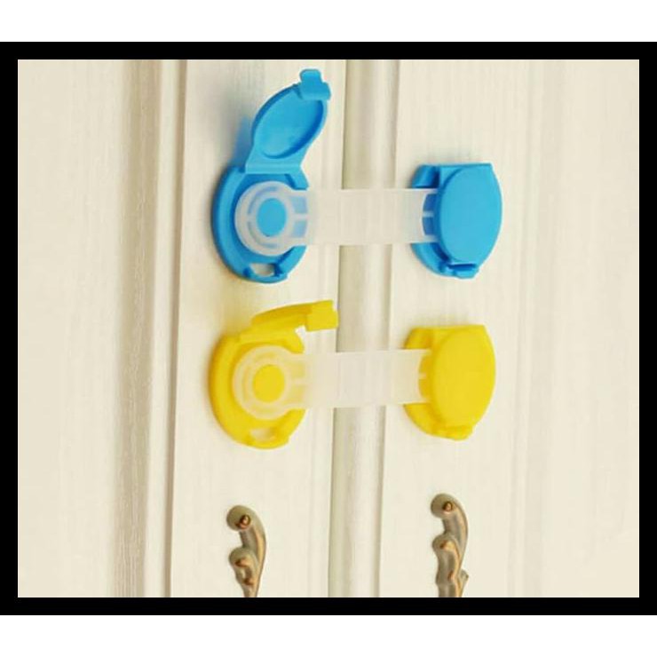 PENGAMAN PENGUNCI LACI RAK PINTU LEMARI KULKAS DARI BAYI & ANAK KUNCI