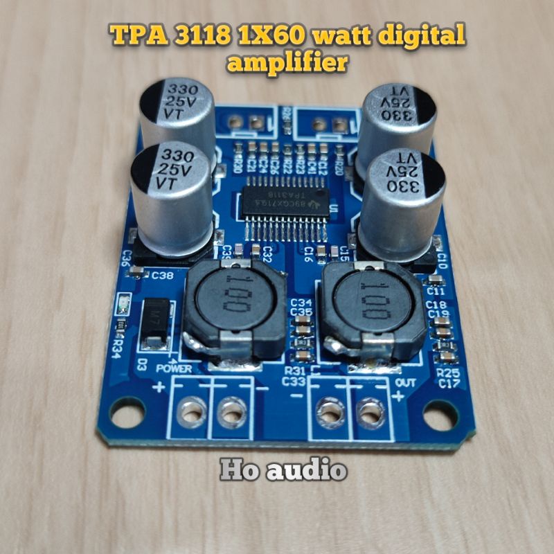 TPA3118 kit power amplifier class d mono BTL 60watt