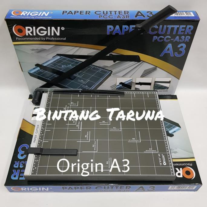 

PAPER CUTTER ORIGIN A3 ALAT PEMOTONG KERTAS ORIGIN A3 (PCC-A3R)