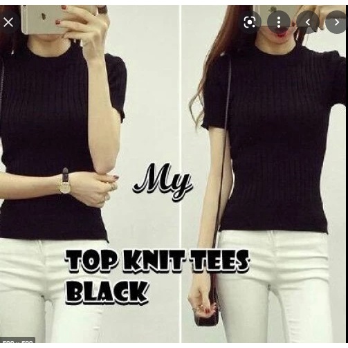 bayar ditempat!! TOP LINE | TOP KNIT | crop top - sweater rajut - kaos rajut