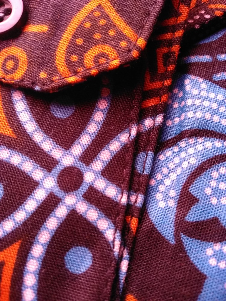 Atasan Batik Pria Lengan Panjang Kenongo Hem Padi Pekalongan M L Xl