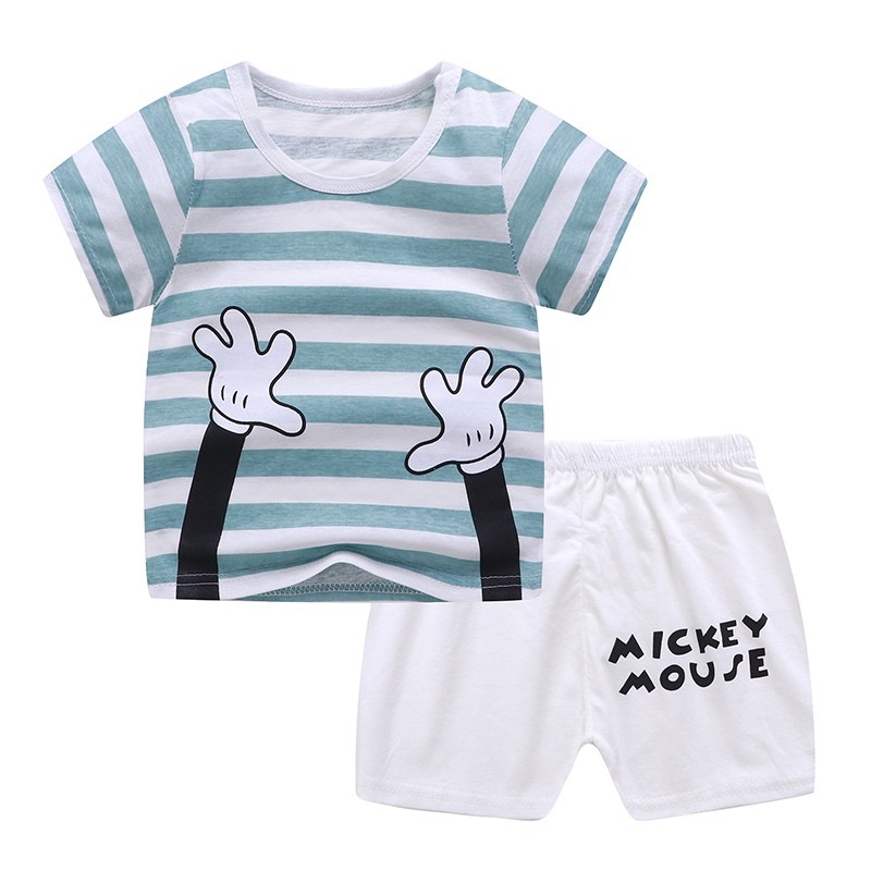 YBSS SETELAN ANAK IMPORT 1-3 TAHUN HIGH QUALITY/ SETELAN ANAK MURAH / SETELAN BAYI SURABAYA  - 7009-Tangan Micky