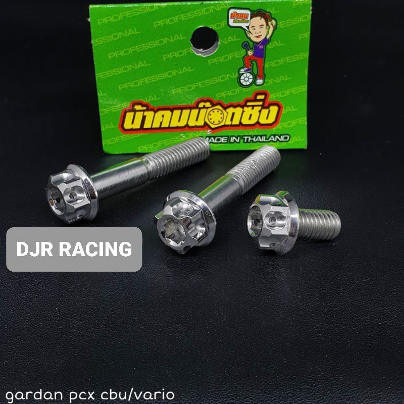 probolt stainless baut oli gardan pcx cbu oli gardan vario 125 150 original thailand compayu