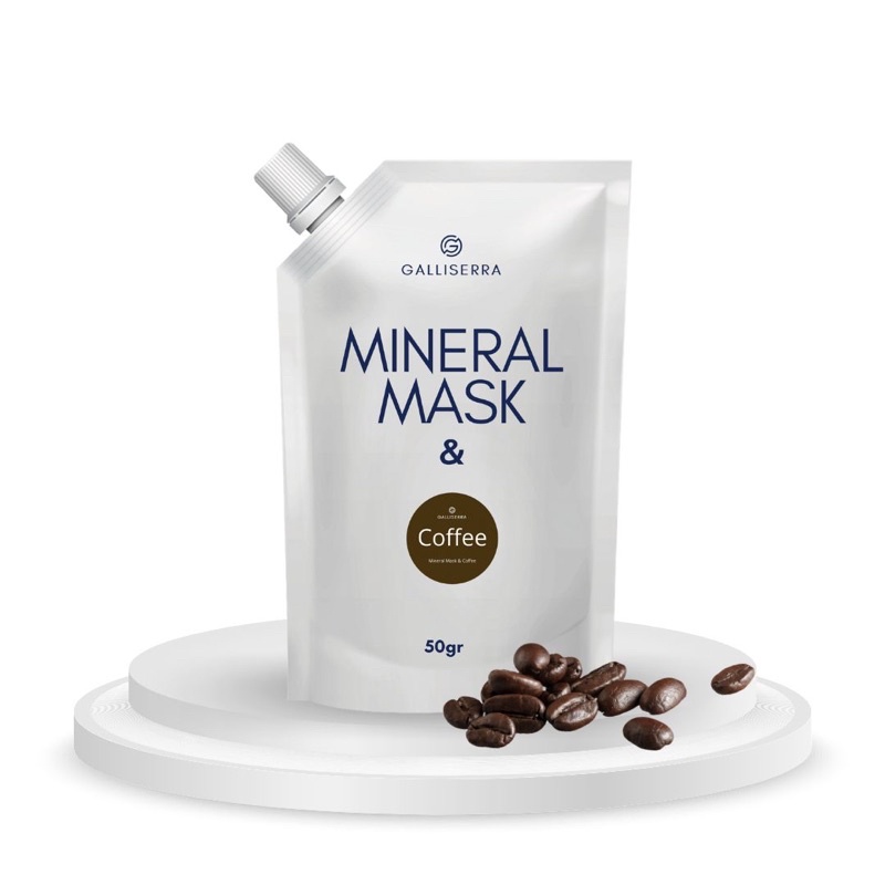 GALLISERRA MASKER BIJI GREEN COFFEE (gentle scrub)