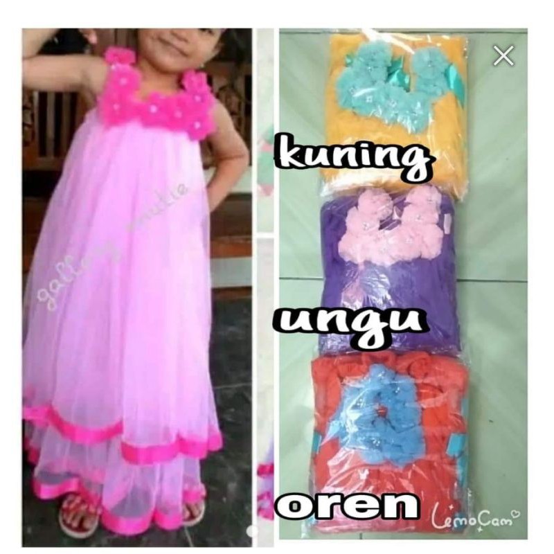 GAUN PESTA ANAK, BAJU PESTA ANAK,  DRESS TUTU