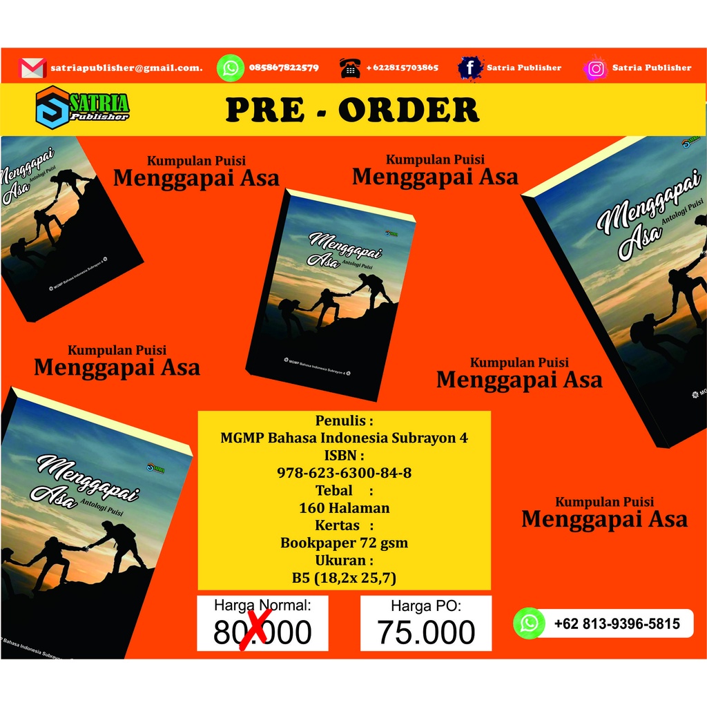 Buku Kumpulan Puisi Menggapai Asa