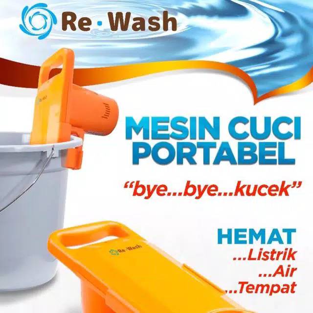 Rewash / ReClean mesin cuci portable