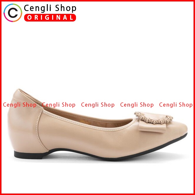 SEPATU HEEL KULIT ANDREW LOW HEELS WANITA ORIGINAL FORMAL COKLAT ANW05