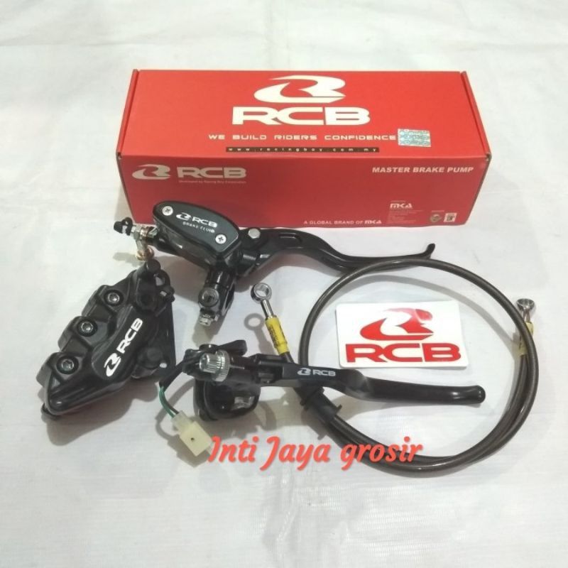 Master Rem RCB Kanan Oval Handel Kiri RCB Kaliper Depan RCB Selang Rem Depan Untuk Semua Motor