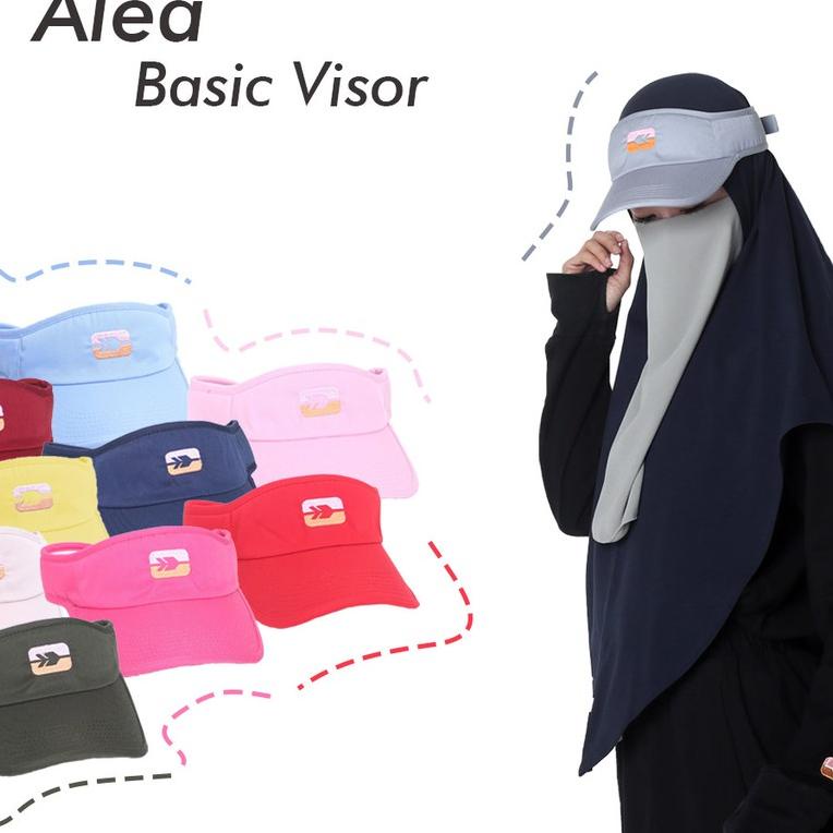 ❂ ALEA BASIC VISOR - TOPI OLAHRAGA - NUSSEYBA ACTIVEWEAR ☊