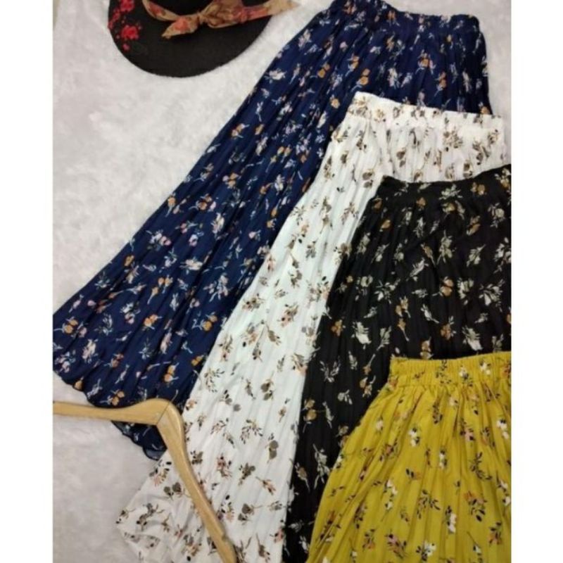 ROK MOTIF / ROK PLISKET MOTIF BUNGA / ROK PLISKET MOTIF / ROK MOTIF BUNGA / ROK PLISKET MOTIF BUNGA PREMIUM / ROK PLISKET PREMIUM / ROK PLISKET MOTIF BUNGA DAISY / ROK MOTIF BUNGA DAISY / ROK MOTIF PANJANG