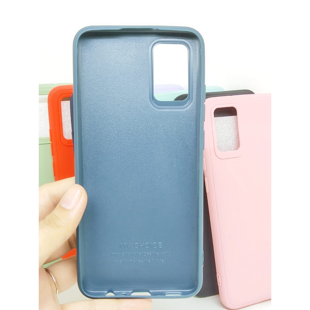 SoftCase Warna Warni Samsung A02S A025F 6.5 Inch with 3D Camera Casing Candy Macaron Pelindung Camer