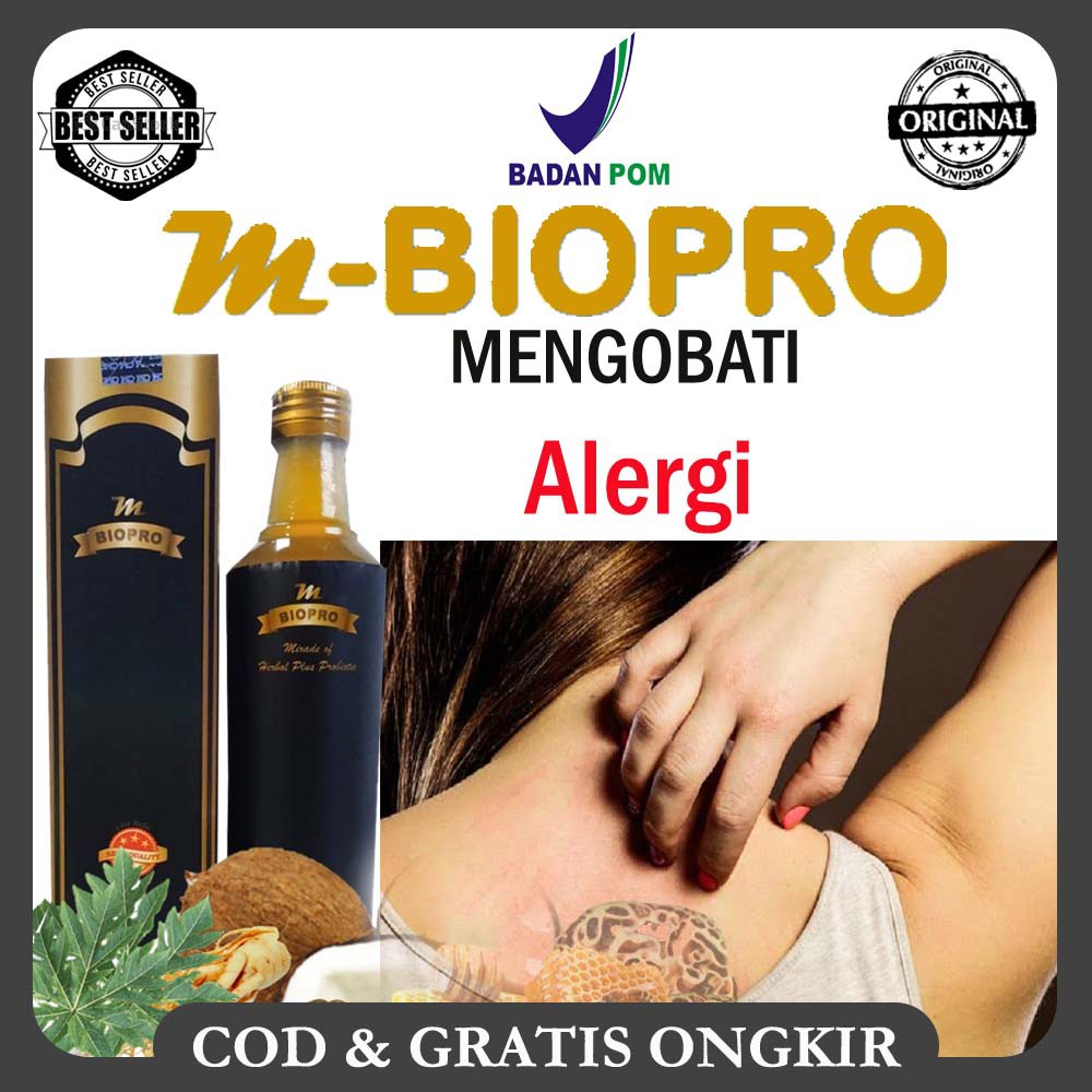 MBIOPRO Obat  Herbal Alergi  Gatal Gatal Kulit  Biduran 