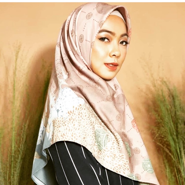 Pink Lejla scarf ria miranda X cotton ink