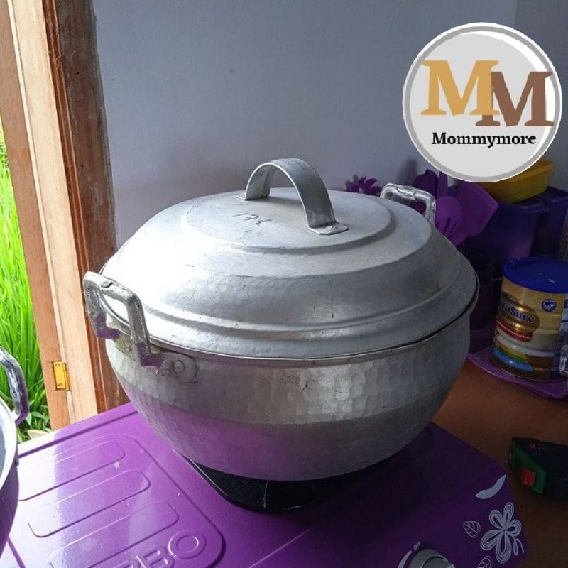 Panci Sayur Jumbo | Diameter 35 Cm | Panci Sayur Tebal Aluminium Garut