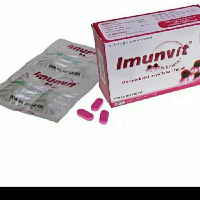 COD vitamin imunvit kaplet plus echinacea MENJAGA IMUN TUBUH