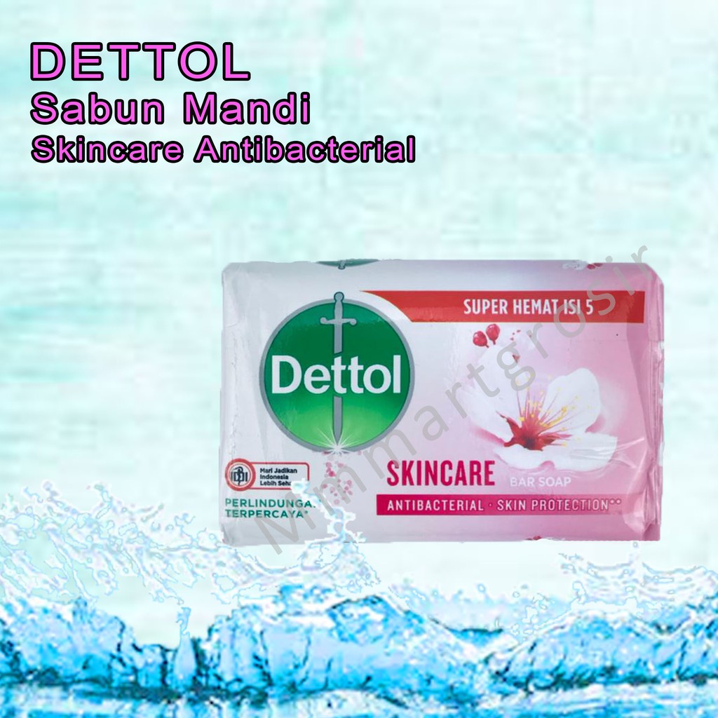 Dettol Bar Soap / Dettol Skincare / Sabun Mandi Batang / 100g