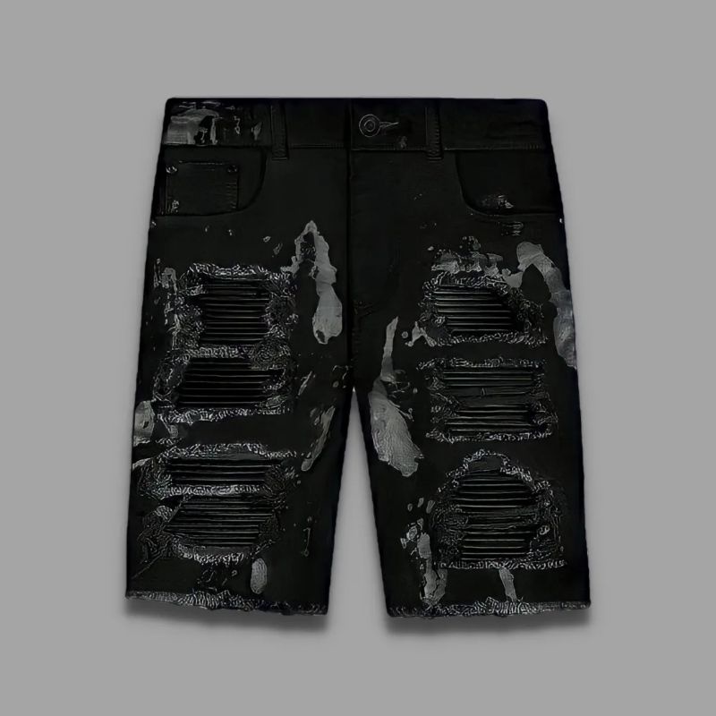 RUCAS CAVIAR SHORT LEATHER BIKER SIZE 36