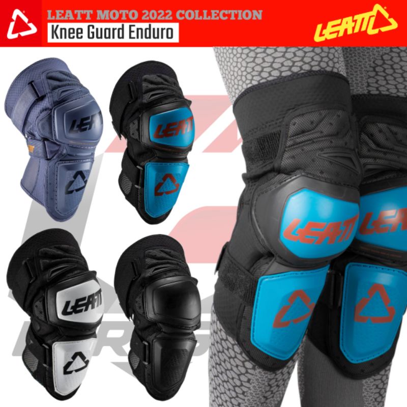 KNEE GUARD LEATT ENDURO.KNEE PROTECTOR.DEKER.PELINDUNG LUTUT.MTB.MOTOCROSS.TRAIL.DOWNHILL.SEPEDA