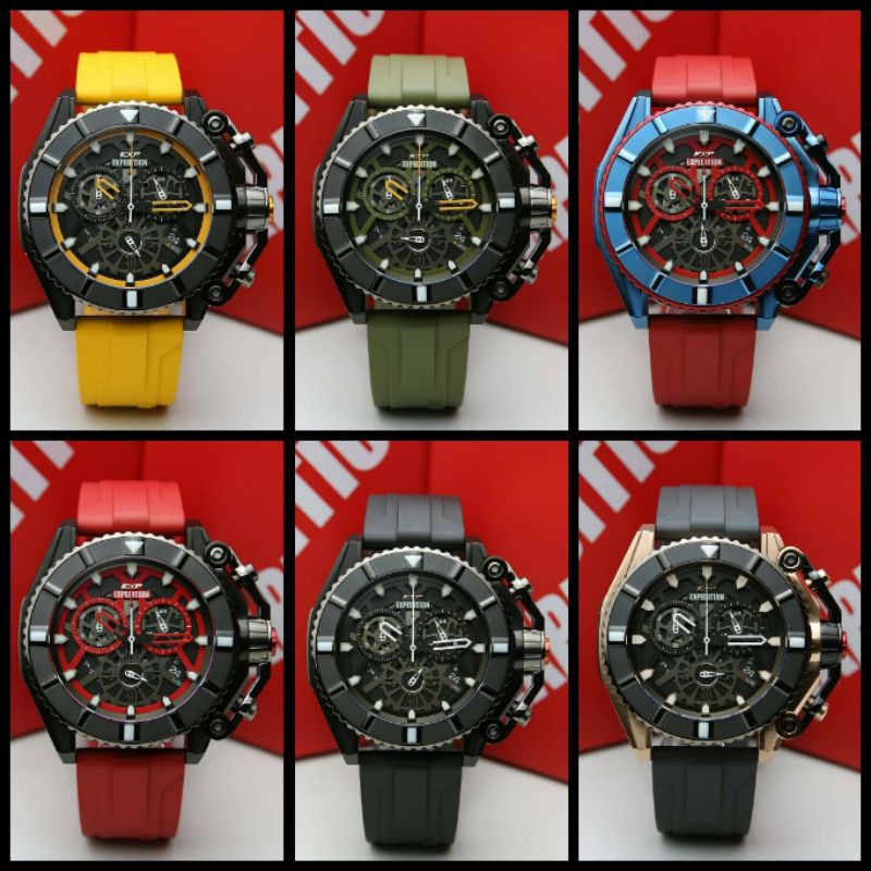 JAM TANGAN EXPEDITION PRIA E3009 ORI