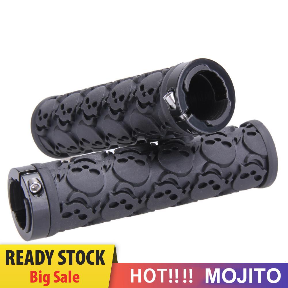 MOJITO Skull Mountain Bikes Bicycles Lockable Handlegrip Handlebar Grips Sleeve