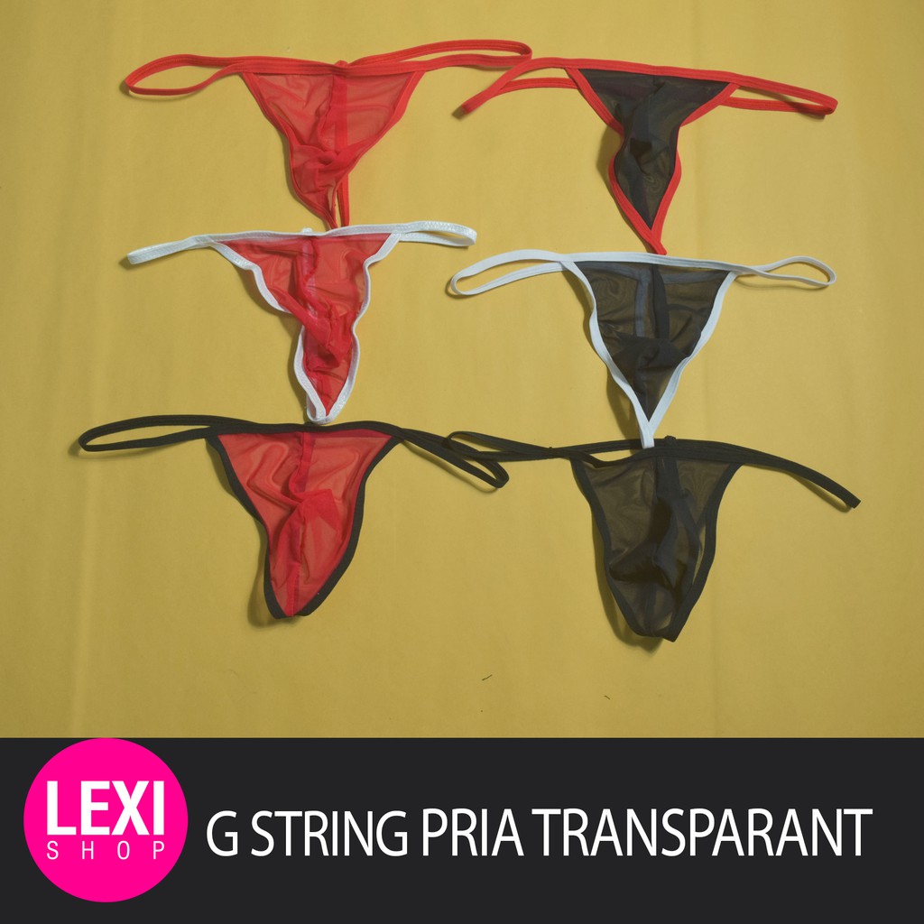 G STRING PRIA TRANSPARAN SEXY  - THONG PRIA - G STRING TALI