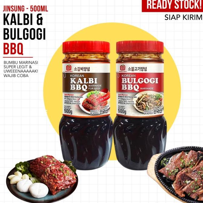 

Jinsung Korean Bulgogi BBQ Sauce 500 Gram