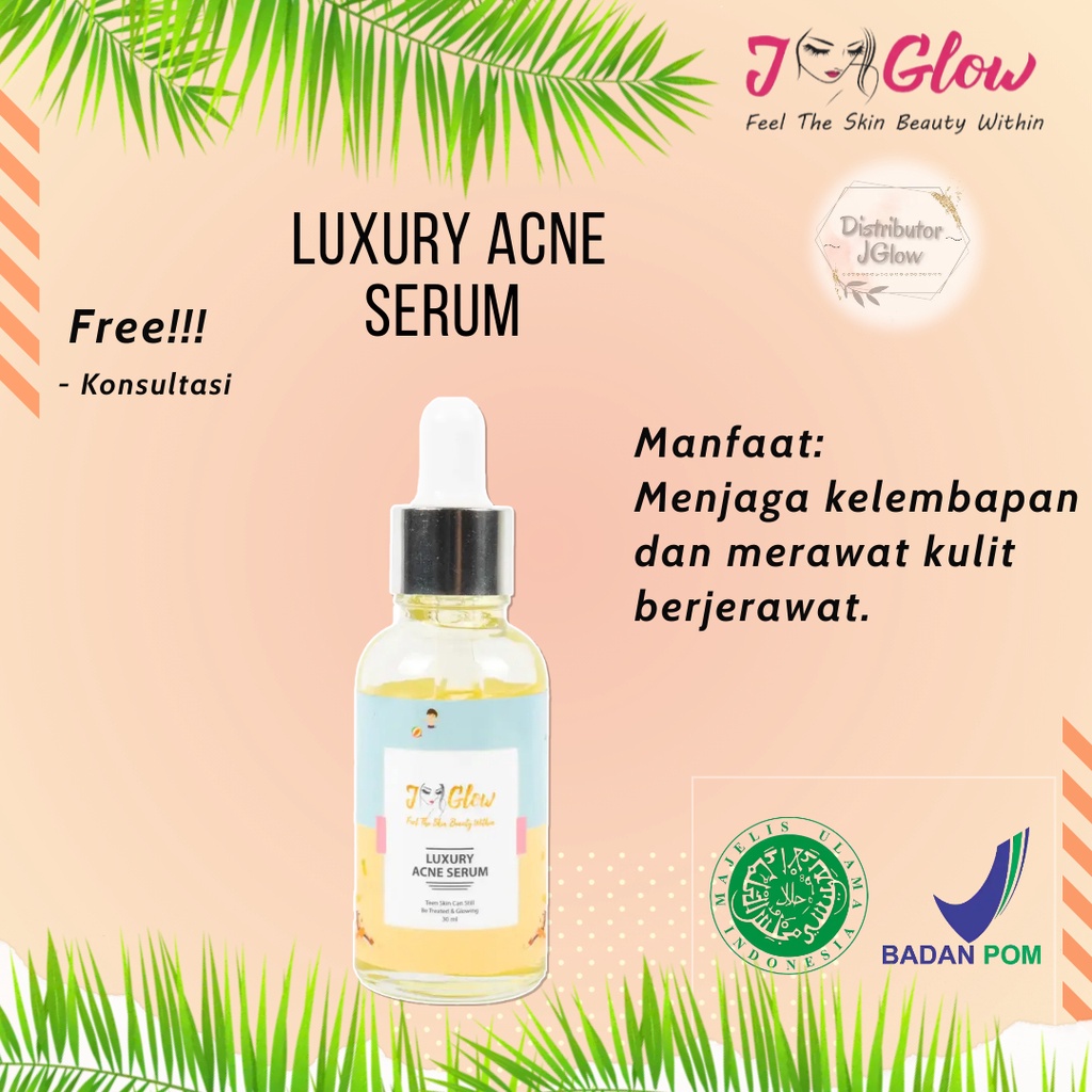 Jglow J glow J-glow Skincare Luxury Acne Serum Perawatan Remaja Baby Oily Berminyak Jerawat Acne Whi