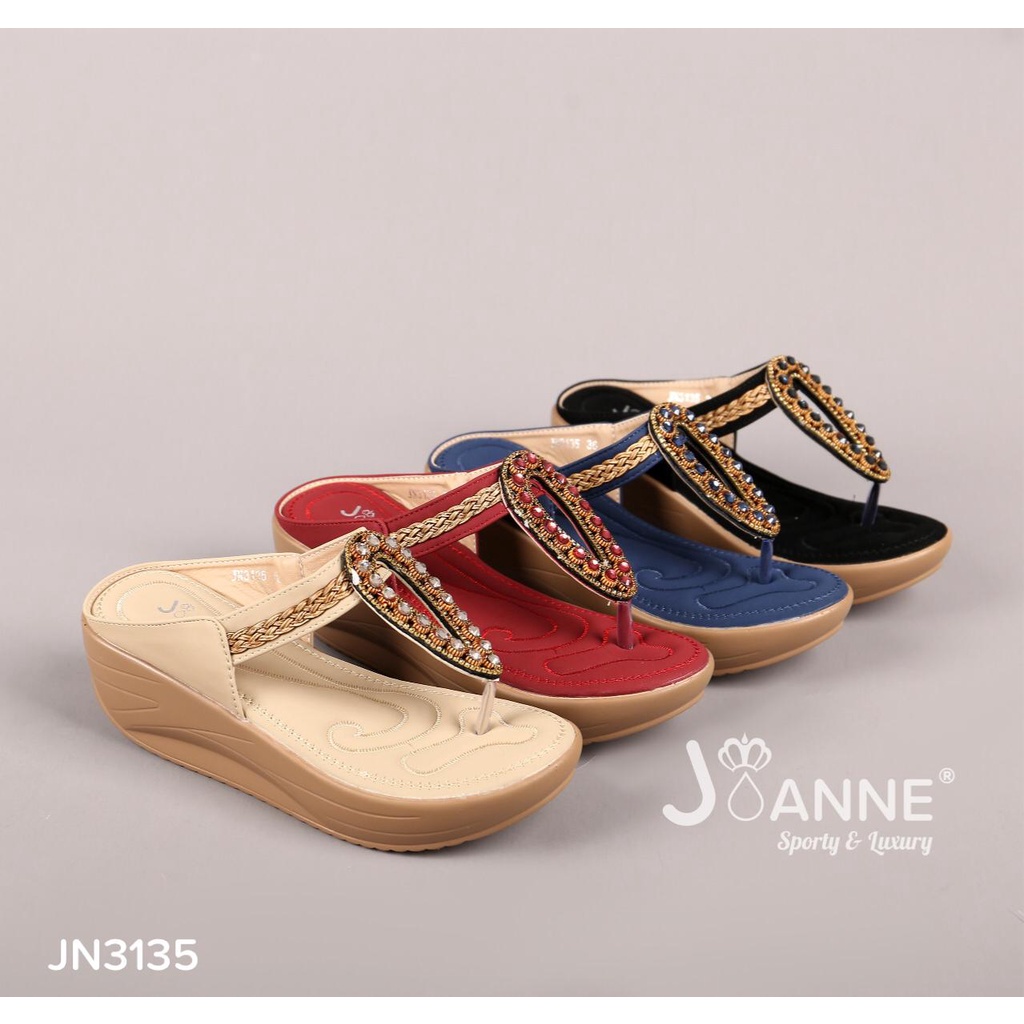 JOANNE Wedges Sandals Shoes #JN3135 ORIGINAL