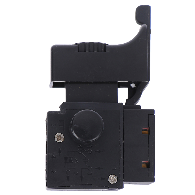 Fa2-4 / 1bek Saklar Tombol Trigger Kontrol Kecepatan Bor Elektrik 6a 250v Warna Hitam