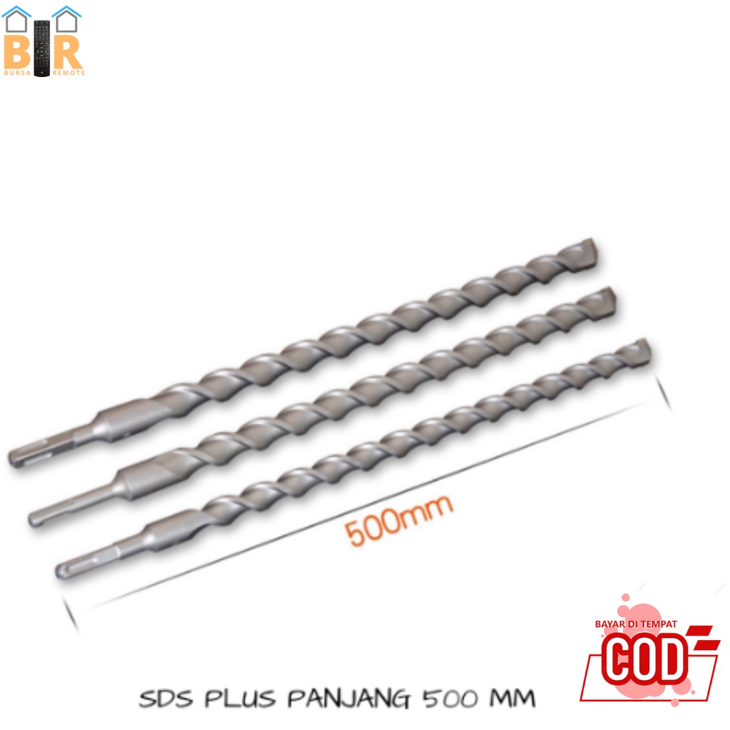 Lifang Sds Plus 500Mm Bor Bit Beton Dinding Chaser Twist Max Set Logam Paduan Dampak Palu Listrik Alat Listrik Profesional 20 X 500 mm