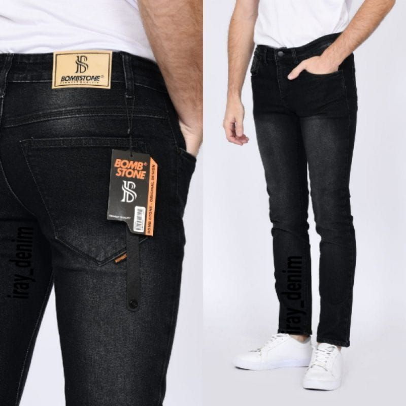 BOMBSTONE- Celana Jeans Pria Slim Fit Streetch Original New BOMBSTONE / Celana Pria Jeans/celana jea