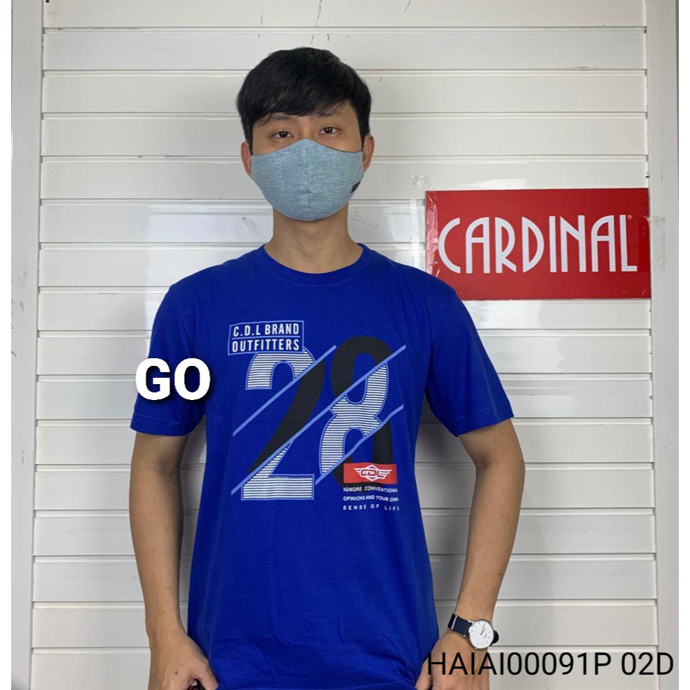 gos LRA CDL By (CARDINAL) KAOS T-Shirt Pakaian Pria Atasan Casual Santai Original Lengan Pendek