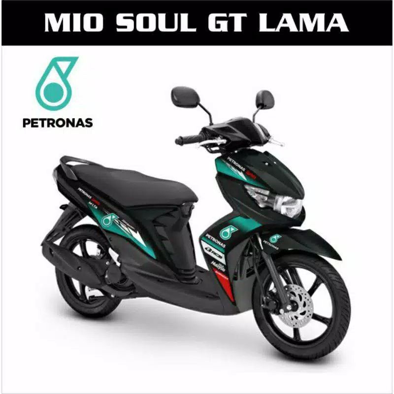 Striping Mio Soul GT Striping Stiker Variasi Motor Yamaha Mio Soul GT Petronas