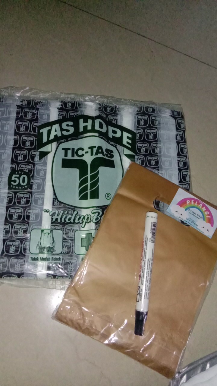 ❤baru❤kantong Plong Pelangi 15x22cm . Kantong Pond Oval . Plong Oval Kantong Olshop Online Shop