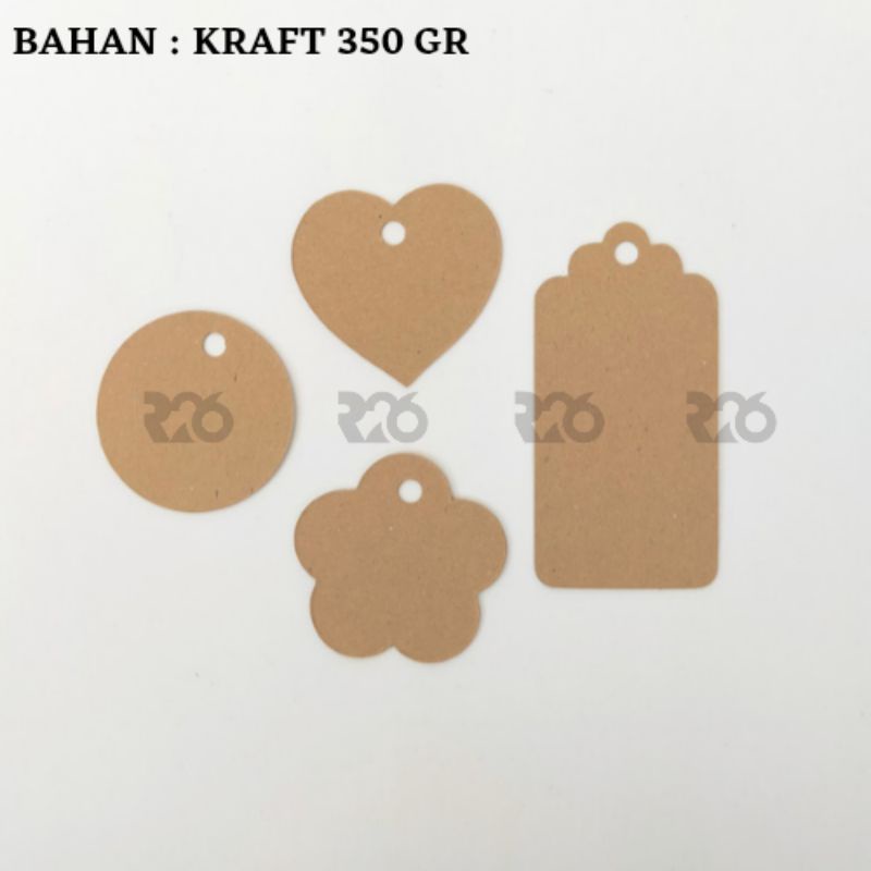 hangtag polos | hangtag kemasan | bahan kraft | price tag label coklat | hangtag murah kemasan