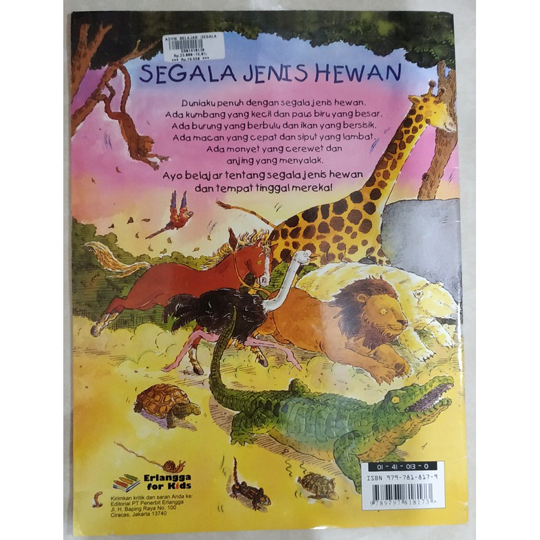 Buku Asyik Belajar Segala Jenis Hewan Shopee Indonesia