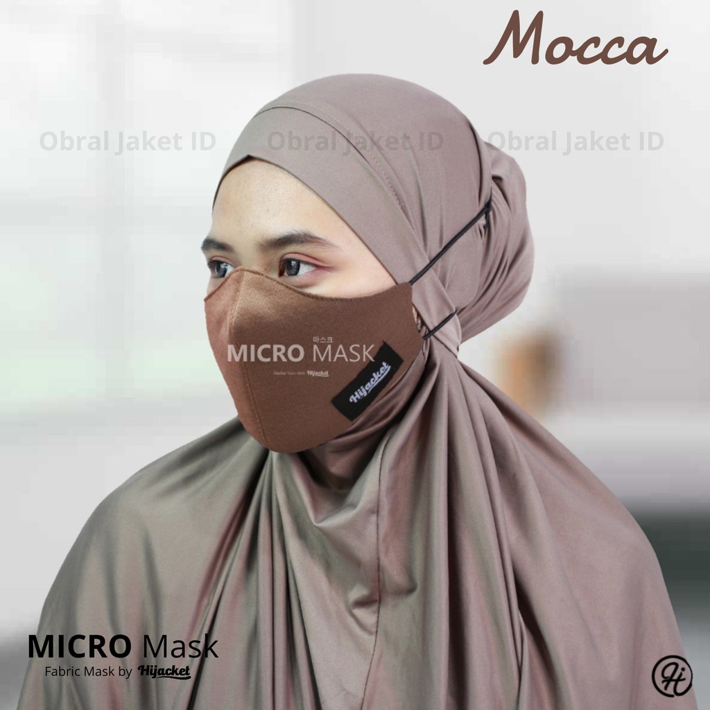 Masker Kain Hijab Polos-MOCCA