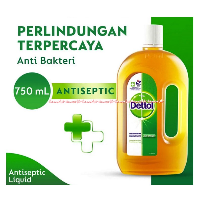 Dettol anti septik disinfektan 750ml Cairan Anti Kuman Detol 750 ml Desinfektan Campuran Saat Mandi Sehat Mengurangi Gatal Iritasi