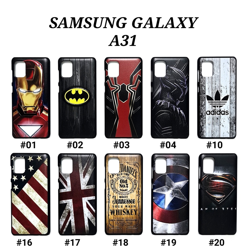 SAMSUNG GALAXY A6S A10 A40 A50 A30S A50S A60 A70 A10S M01S A20S A21S A01 A11 M11 A21 A31 A51 A71 - MAN HARD CASE Marvel Super Hero